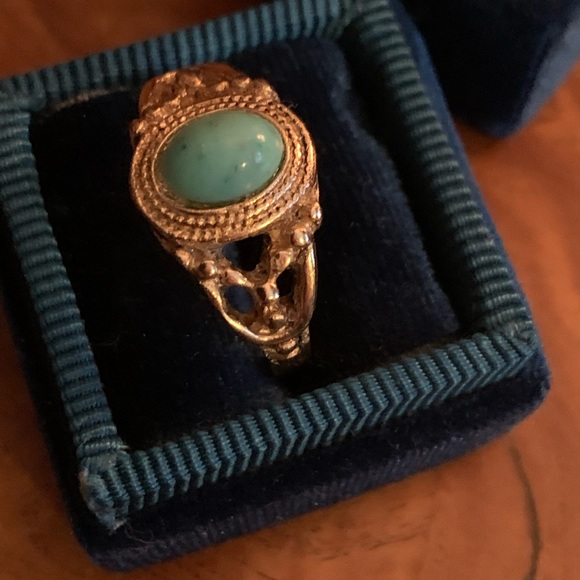 Bohemian Turquoise Ring - Picture 2 of 2